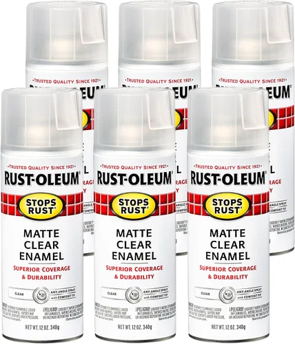 Vista 92 de Rust-Oleum 7776830 - Pintura en aerosol para prevención del óxido, 12 onzas, negro plano