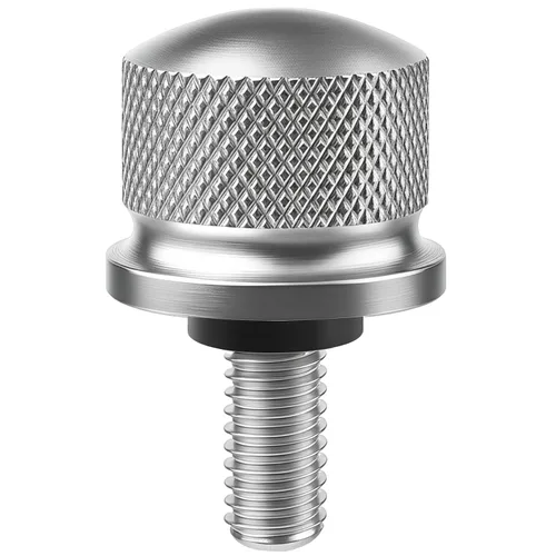 Vista 10 de Tornillo de perno de asiento de aleación de aluminio negro adecuado para Harley Davidson 1996-2024 (1 perno)