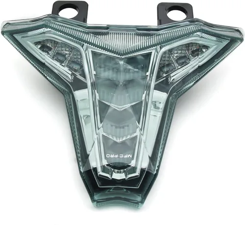 Vista 2 de Luz Trasera LED Integrada Señal de Freno y Giro para KAWASAKI 2019-2023 ZX-6R(636)/2014-2024 Z1000 ZX-10R ZX-10RR (Lente Verde Menta)