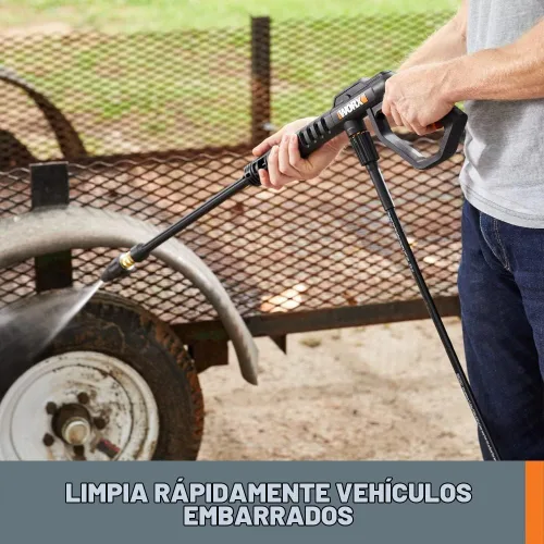 Vista 8 de Worx Lavadora a presión eléctrica de 13 amperios 1800 PSI con 3 boquillas - WG605
