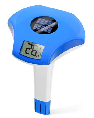 Vista 10 de BALDR Termómetro flotante para piscina, termómetro de piscina con energía solar, fácil de leer/usar