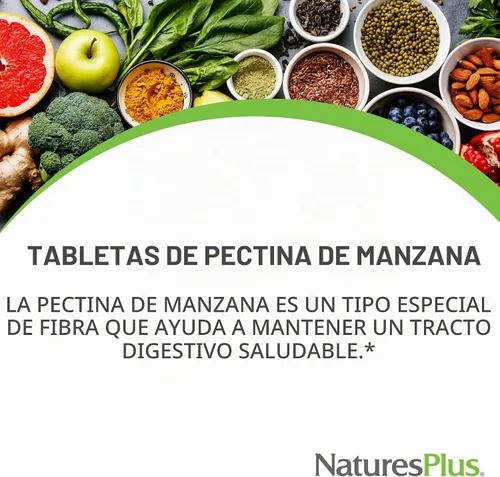 Vista 3 de Pectina de Manzana 500mg - 180 - Tableta