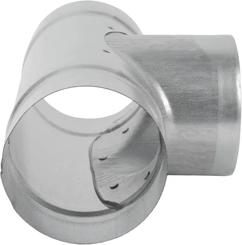 Vista 7 de Vent Systems Conector de conducto en forma de T de 4 pulgadas, adaptador de manguera de 3 vías/divisor para manguera, conector de tubería redonda