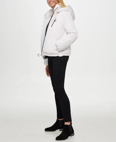 Vista 2 de KARL LAGERFELD Sudadera corta con capucha para mujer