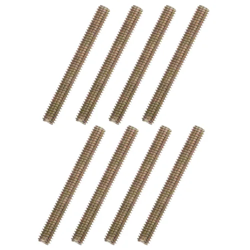 Vista 18 de uxcell 8 piezas de zinc de color totalmente roscado varilla 1/4"-20, 2" longitud, tornillo de rosca de acero al carbono para montaje de muebles