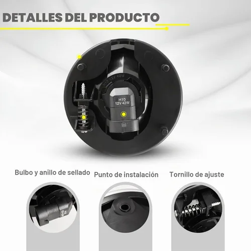 Vista 5 de Luces antiniebla aptas para Ford Expedition 2007-2014/Ford Ranger 2008-2011 (no compatible con el paquete STX), 2 piezas de repuesto de montaje