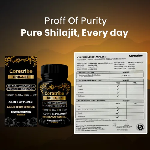 Vista 6 de Shilajit Cápsulas con musgo marino y ashwagandha para hombres y mujeres, suplementos 10 en 1 de Shilajit del Himalaya, ácido fúlvico y ácido húmico