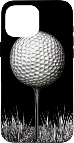 Vista 19 de Funda para iPhone 17 con pelota de golf en camiseta para jugadores de golf