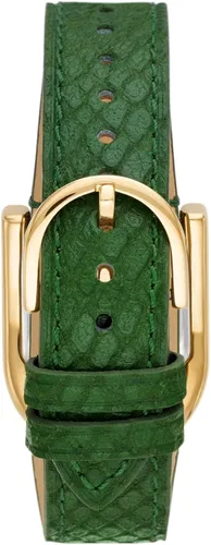 Vista 3 de Fossil Harwell - Reloj de tres manos de acero inoxidable y cuero ecológico para mujer