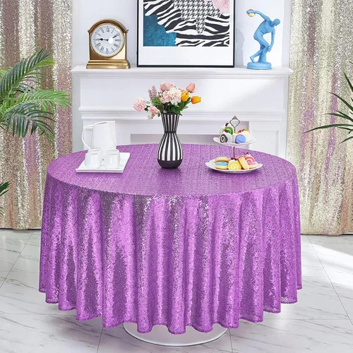 Vista 30 de Hahuho Mantel rectangular de lentejuelas de 50x80 pulgadas, color champán, mantel con purpurina para decoración de despedida de soltera, cumpleaños