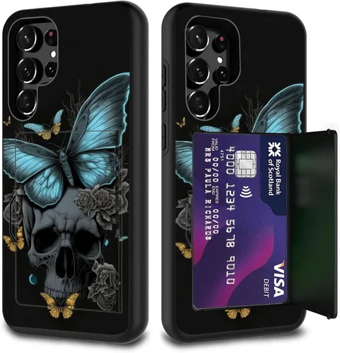 Vista 14 de Funda híbrida de doble capa con función atril para Samsung Galaxy A16 5G de 6.9 pulgadas, diseño de vaca con bandera estadounidense
