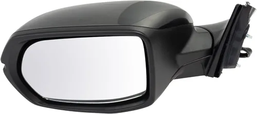 Vista 13 de TRQ Espejo plegable con calefacción eléctrica del lado del conductor con indicador de punto ciego pintura a juego negro liso compatible con Kia