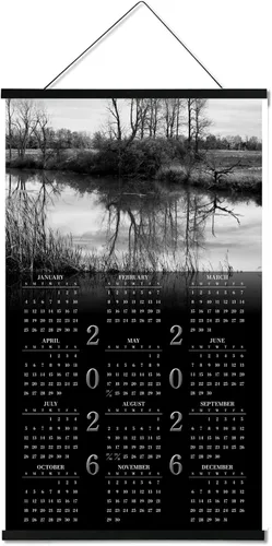 Vista 3 de Shaver Creek • 2026 Year at a Glance Wall Calendar • Yearly Calendar • Size: 14.25x23.25