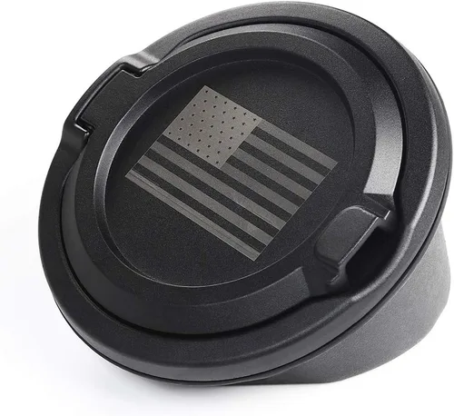 Vista 2 de Savadicar Cubierta de tapa de gasolina, puerta del tanque de combustible para Jeep Wrangler JL JLU 2018-2024 2/4 puertas, construcción de ABS +