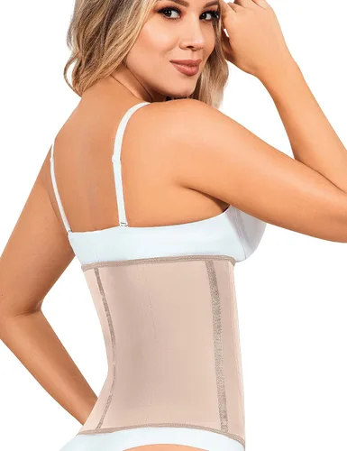 Vista 2 de Lady Slim Fajas colombianas reductoras Y Moldeadoras para mujer debajo del busto látex entrenador de cintura de reloj de arena moldeador de cuerpo