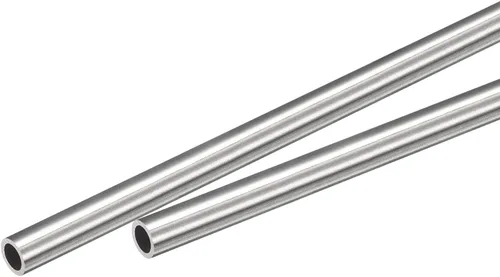 Vista 52 de Uxcell Tubo capilar de acero inoxidable 304, OD 0.4 mm x 0.1 mm de grosor de pared, 250 mm de longitud, tubo metálico para maquinaria industrial