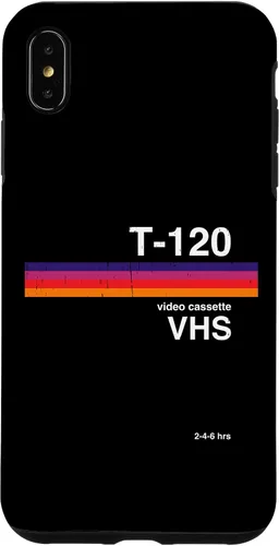 Vista 11 de Funda para disfraz de nostalgia retro para iPhone 16 con gráficos de cinta VHS de los años 80 y 90