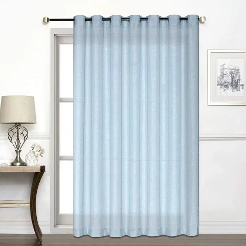 Vista 51 de Everyday Celebration Cortinas de ventana 100% opacas para puerta corrediza de ventana, cortinas opacas con forro térmico, cortinas con ojales