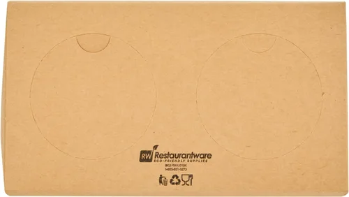 Vista 22 de Restaurantware Bio Tek - Loncheras de papel de 8.75 x 4.25 x 8 pulgadas con asas, 100 recipientes desechables de papel kraft para alimentos