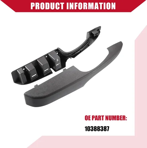 Vista 7 de Manijas de puerta izquierda derecha/interior para Chevy Express 1500 2003-2014 / Durable/plástico / 1 par/gris