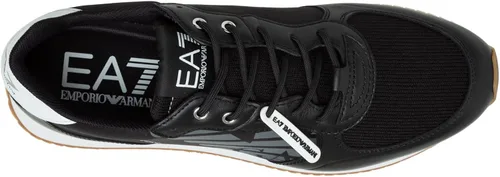 Vista 2 de Emporio Armani Zapatillas EA7 para hombre color negro - blanco