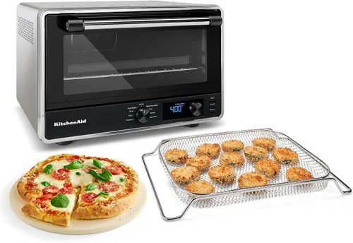 Vista 10 de KitchenAid Horno de encimera Digital Air Fry, KCO124BM, negro mate