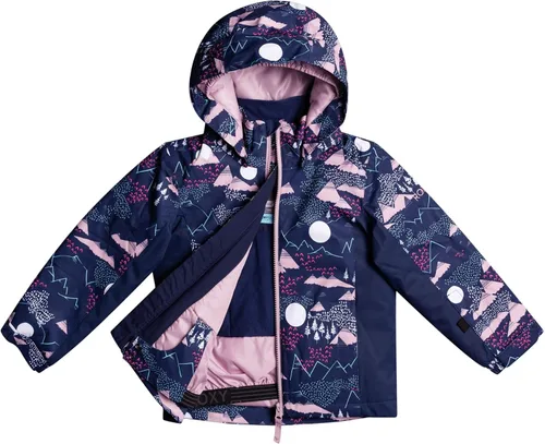 Vista 3 de Roxy Chaqueta de nieve con aislamiento Snowy Tale para niñas pequeñas