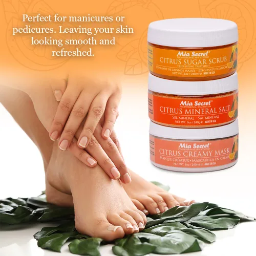 Vista 4 de Mia Secret Exfoliantes de azúcar SPA&BODY (Citrus, 32oz)