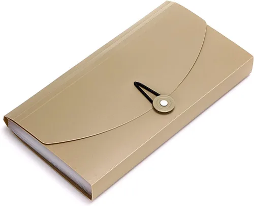 Vista 11 de BTSKY Carpeta de Archivos Expansible - 13 Bolsillos Carpeta de Archivo Acordeón Pequeña Carpeta Expandible Soporte para Tarjetas y Boletos Carpeta