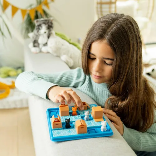 Vista 8 de SmartGames Cats & Boxes - Juego de rompecabezas lógico con 60 desafíos para mayores de 7 años