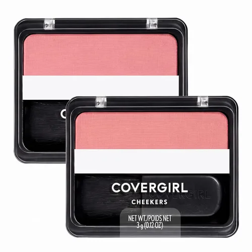 Vista 9 de Covergirl - Rubor Cheekers, fórmula suave, mezclable y ligera, aspecto fácil y natural, 100% libre de crueldad 105 seda rosa