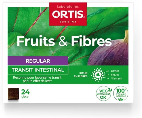 Vista 2 de Ortis Frutas y Fibras Regular 24 Cubos