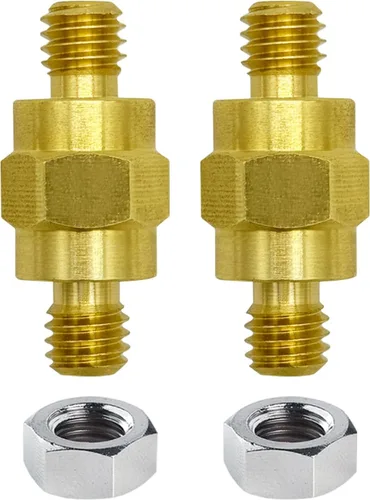 Vista 9 de Ampper - Perno de terminal de batería de poste lateral de latón de 3/8"-16, extensor de poste lateral de batería estándar compatible con poste GM
