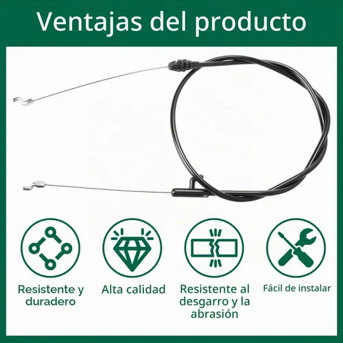 Vista 5 de HASMX 946-04661 746-04661 Cable de control de cubierta de 21 pulgadas para Bolens, Brute, Columbia, Craftsman, Huskee, MTD, Murray, Yard Machines