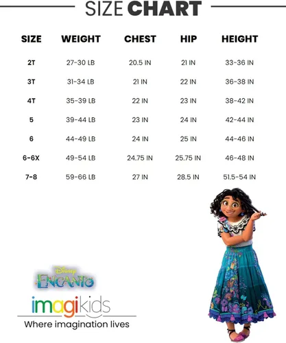 Vista 7 de Disney Encanto Mirabel Girls T-Shirt and Leggings Outfit Set Toddler to Little Kid