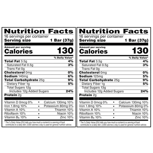 Vista 8 de Barras de Desayuno Nutri-Grain, Hechas con 10g de Granos Enteros, Barras de Snack, Paquete Surtido (3 Cajas, 48 Unidades)