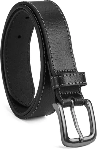 Vista 11 de Timberland Cinturón de cuero para niños Marrón