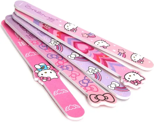 Vista 3 de The Creme Shop x Hello Kitty Y2K Collection Totally Cute! Limas de uñas – Doble cara para dar forma – Grano extrafino – Larga duración