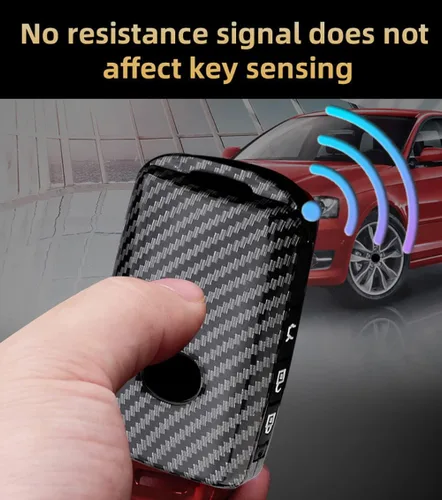 Vista 5 de ontto Funda para llavero compatible con Mazda 3 2019-2021, funda para llave de coche para Mazda 3 Hatchback CX-5 CX-30 CX-10 Smart Remote