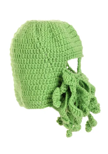 Vista 4 de Gorro Verde de Cthulhu para Adultos Multicolor