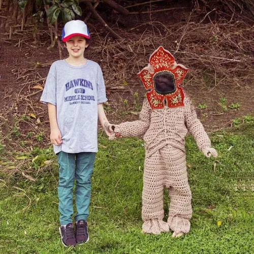 Vista 6 de Vercico Máscara espeluznante de cosplay para disfrazarse, accesorios de disfraz para niños y adultos, disfraz de fiesta de Halloween, máscaras