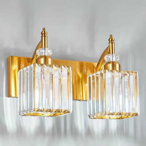 Vista 19 de Juego de dos apliques de pared modernos negros para interiores, lámpara de pared de cristal, lámpara de pared montada en la pared, aplique de pared