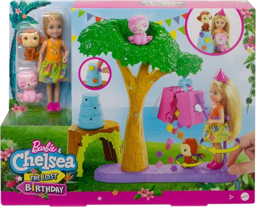 Vista 8 de Mattel - Barbie Chelsea The Lost Birthday Pinata Party Fun Surprise Playset