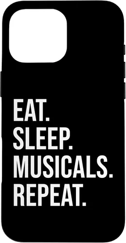 Vista 19 de Funda para iPhone 16 Musicales para hombres y mujeres Actor Broadway Drama Musical Geek