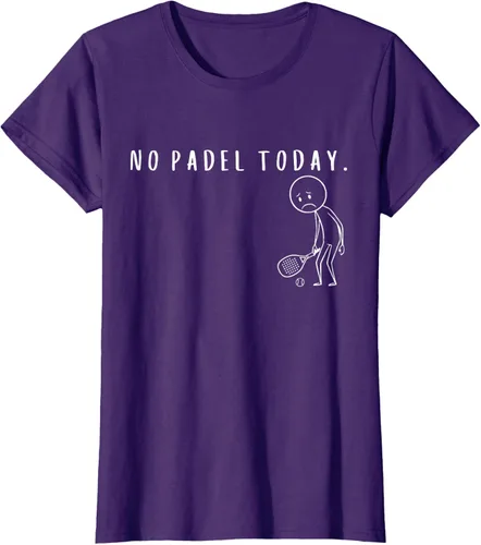 Vista 14 de No Padel Today Funny Padel Stickman Padel Playera Jugador de Tenis