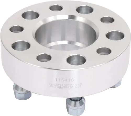 Vista 9 de SCITOO 2 espaciadores de rueda centrados de 1.5 pulgadas, 5x4.5 a 5x4.5, 5 x 114.3, 5 lengüetas con pernos de 1/2 pulgada para Edge 2003-2004