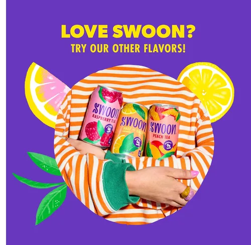 Vista 8 de Swoon Perfectly Sweet Green Tea Cero azúcar, ligeramente cafeinado y refrescante Keto, Paleo, vegano, sin OMG y sin gluten Endulzado