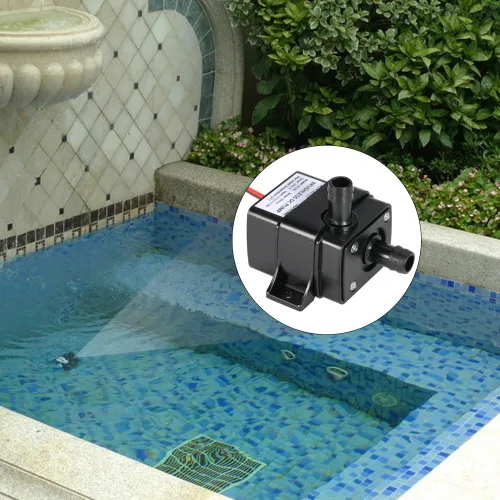 Vista 2 de Anself Mini bomba de agua sumergible para pecera acuario fuente Flowerpot DC12V 4.8W