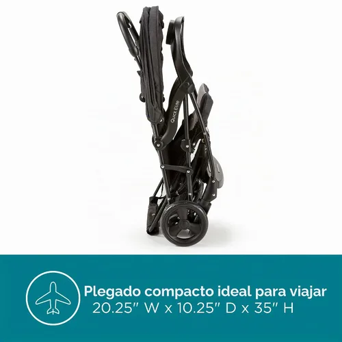 Vista 7 de Contours Quick Elite - Cochecito de bebé, cochecito de viaje ligero y compacto, compatible con asiento de automóvil infantil, asiento reclinable
