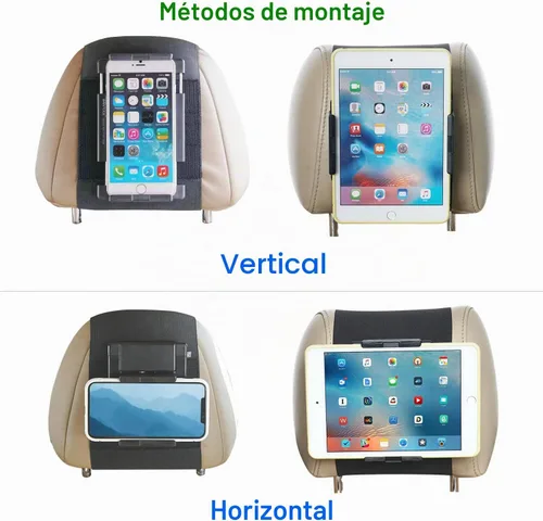 Vista 2 de Soporte de montaje para reposacabezas de coche para Switch 2